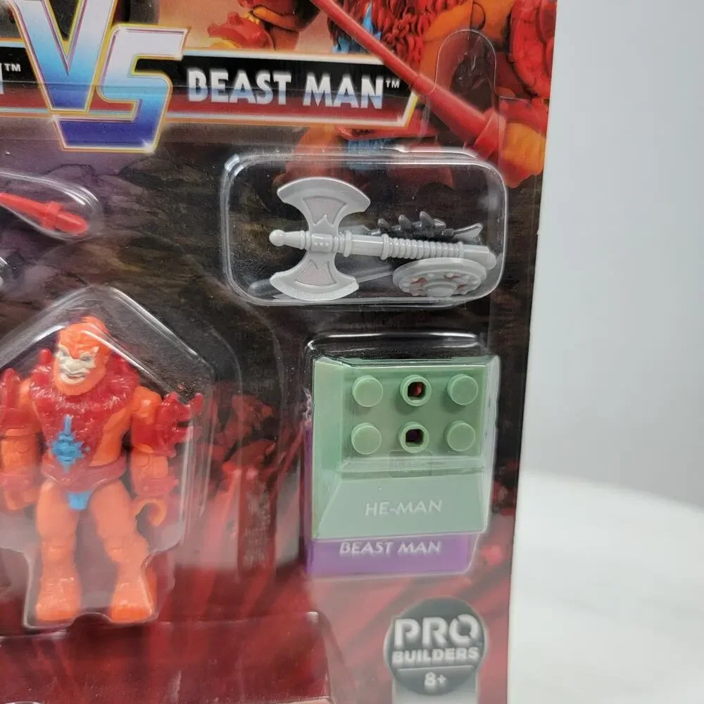 Mega Construx Masters Of The Universe He-Man vs Beast Man NEW MOTU BLOKS LEGO